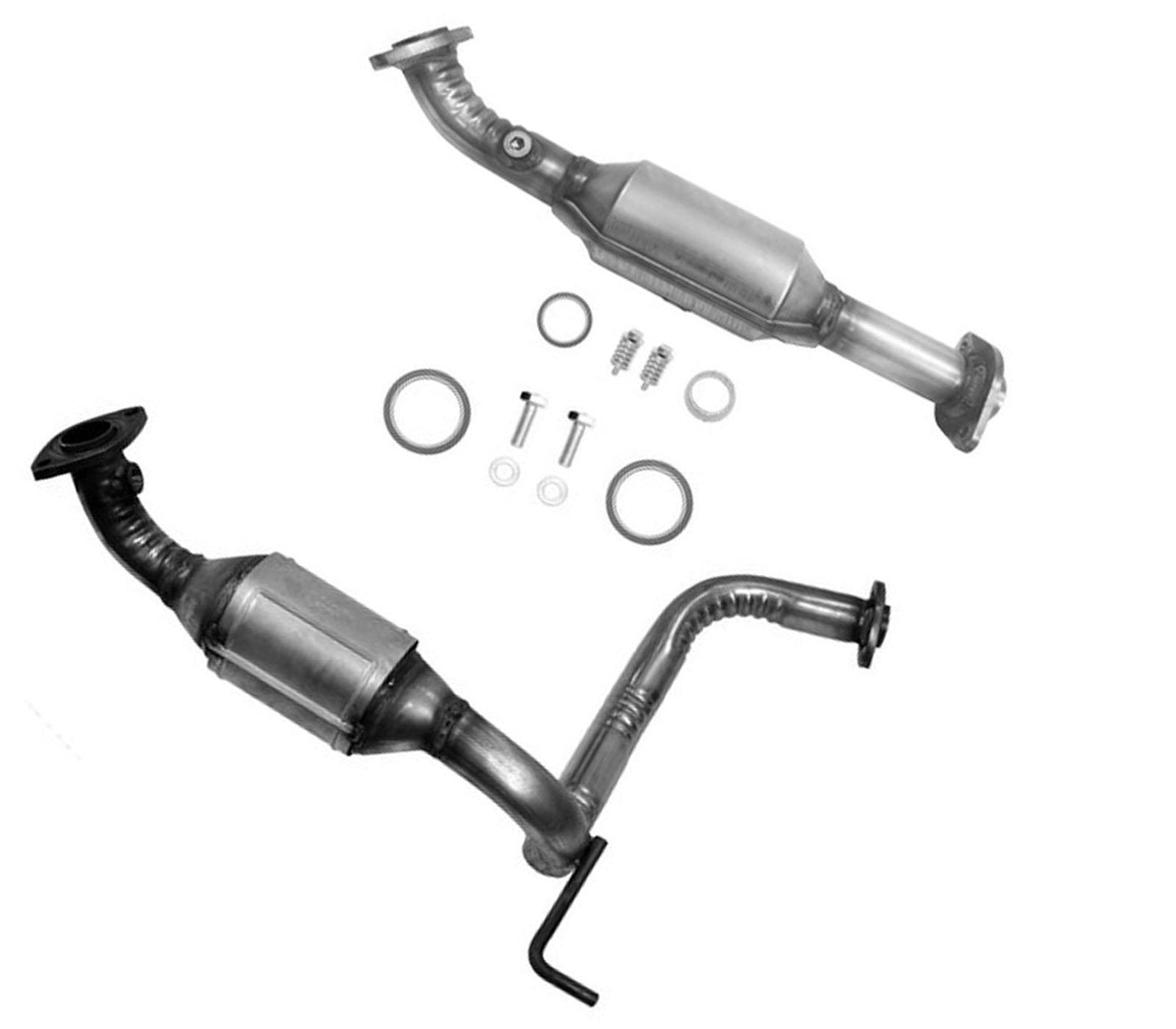 Rear Lower Catalytic Converters Fits for 16-20 Toyota Tacoma 3.5 4 Wheel Drive