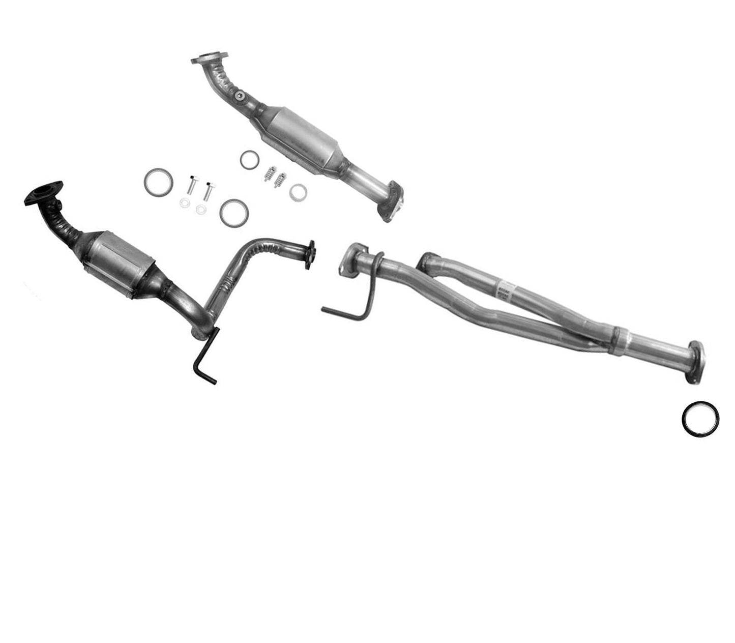 Rear Low Catalytic Converters Y Pipe Fits 16-20 Toyota Tacoma 3.5 4 Wheel Drive