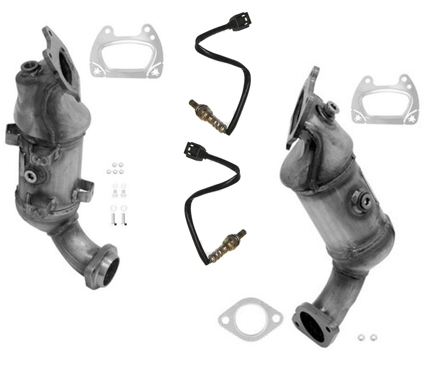Se adapta a Chrysler Town & Country 11-16, convertidores de colector superior de 3,6 L y sensores de O2.
