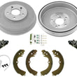 Fits For 98-02 Forester Without ABS Rear Brake Drums & Shoes & Springs Cylinders