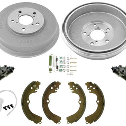 Fits For 98-02 Forester Without ABS Rear Brake Drums & Shoes & Springs Cylinders