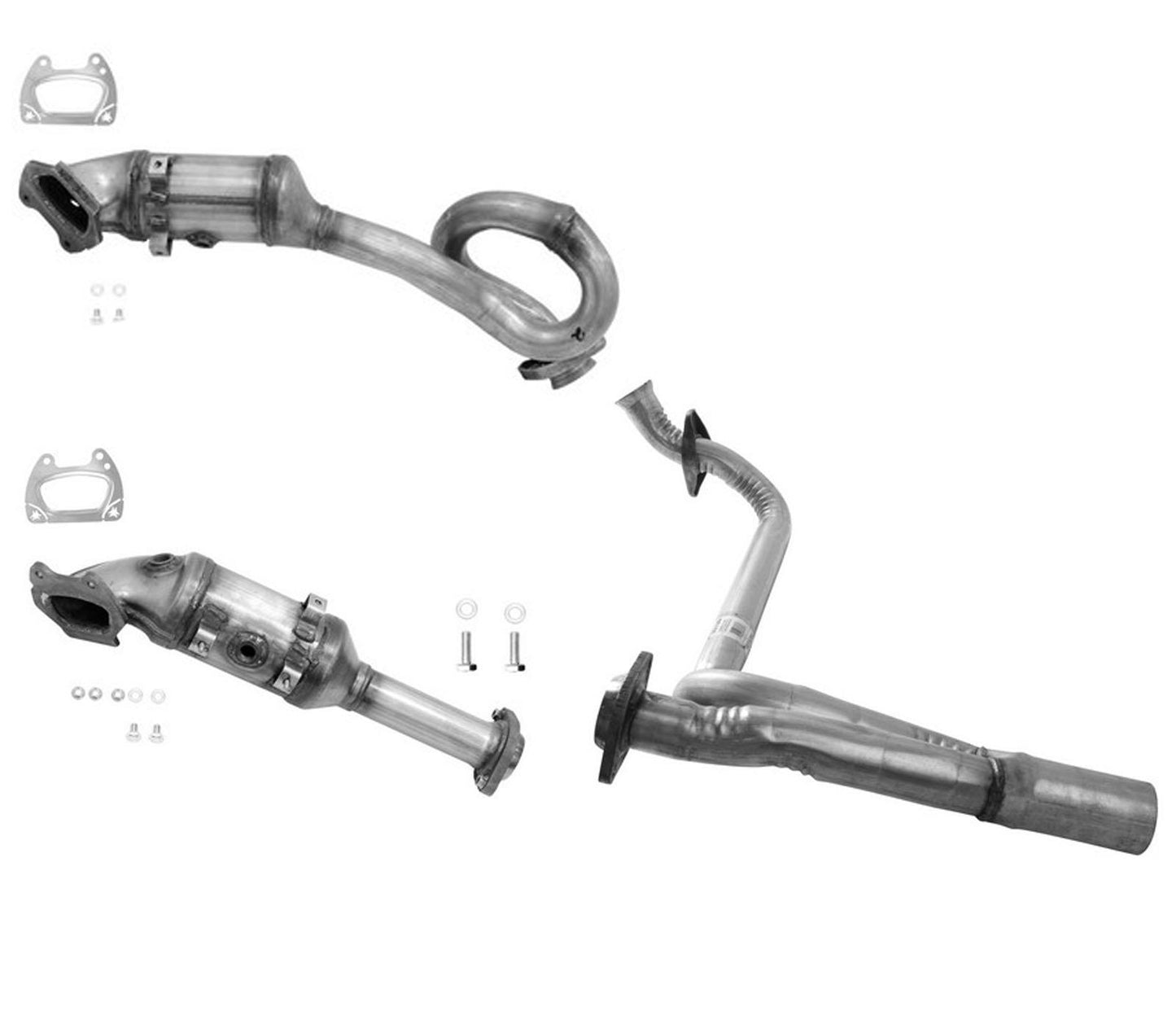 Engine Y Pipe with Catalytic Converters For 2012-2015 Jeep Wrangler 3.6 AP BRAND