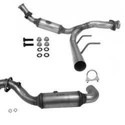 Fits 15-20 Ford F150 Ecoboost 3.5L Turbo Engine Y Pipe with Catalytic Converters
