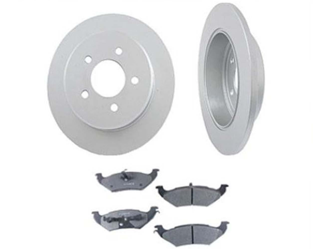 Fits 2001-2003 Chrysler Town & Country With REAR Disc Brake Rotors Ceramic Pads