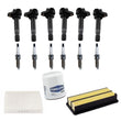 Bobinas de encendido directo y bujías de iridio, kit de 15 piezas 2011-2012 para Acura RL 3.7L