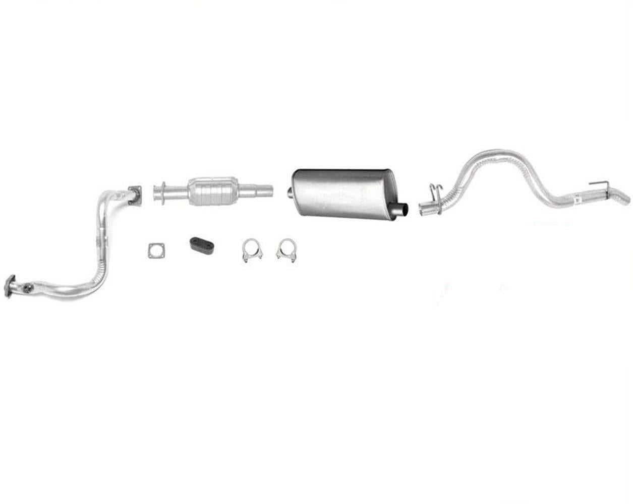 1987-1992 Wrangler 2.5 Muffler Complete Exhaust Pipe System W/ Converter