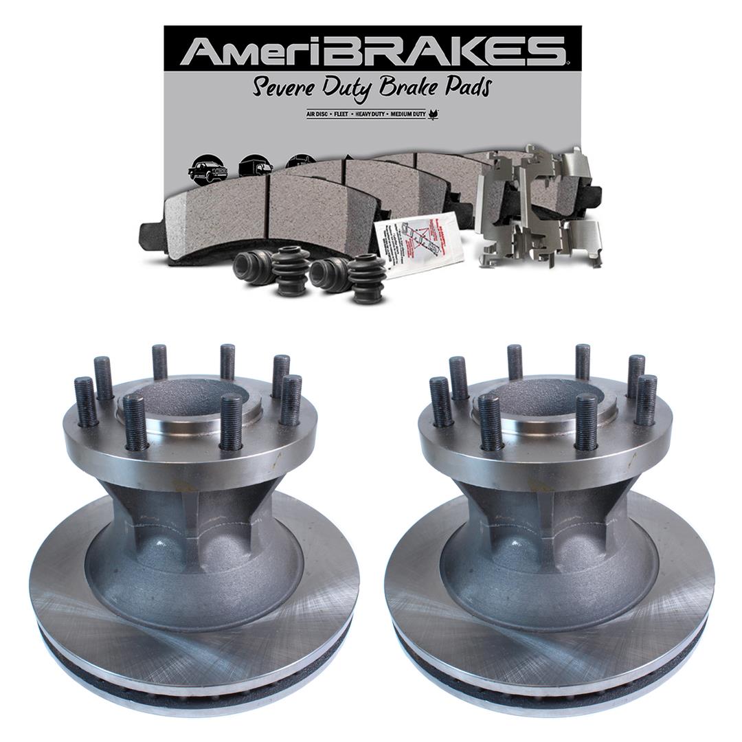 Front Disc Brake Rotors Fleet Duty Pads for 79-86 C30 Dual Rear Wheel Pick Up