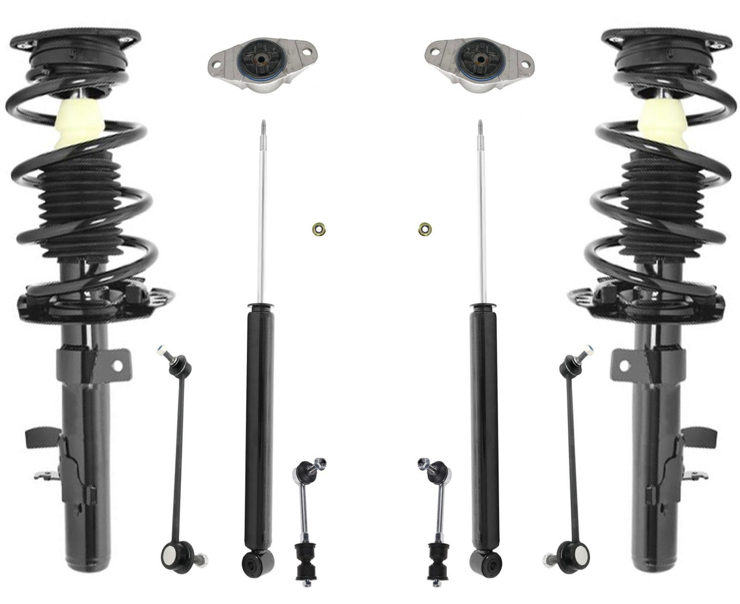 Puntales delanteros completos y amortiguadores traseros para Ford Escape 2013-2019 Turbo