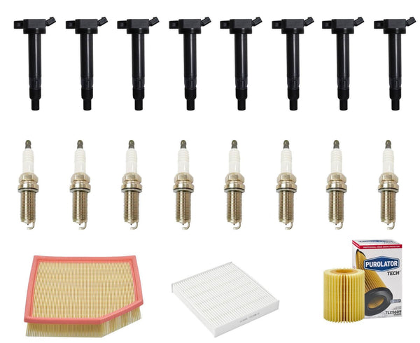 Direct Ignition Coils Platinum Spark Plugs Tune Up for 2008-2009 Lexus GS460