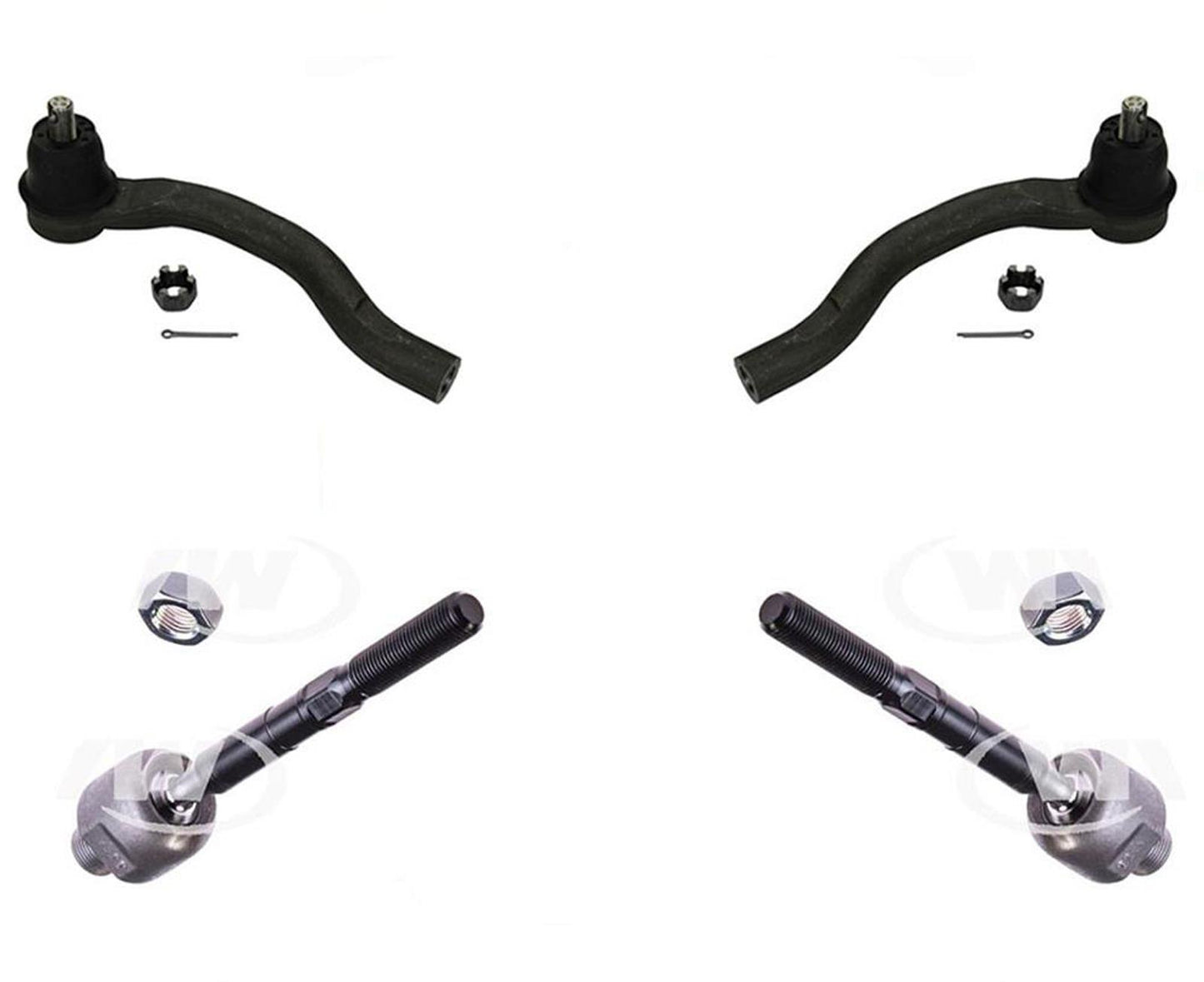 Se adapta a Civic 12-15 ILX 13-16 extremo de barra de acoplamiento interior y exterior TO59251 TO59252 TI59240