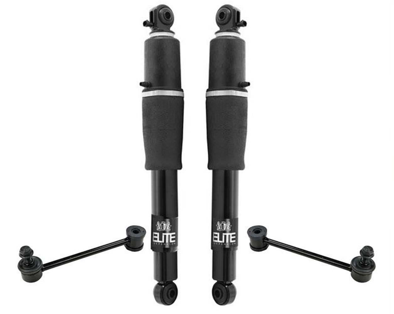 Rear Reman Electronic Leveling Rear Shocks for Cadillac Escalade 4pc 02-14