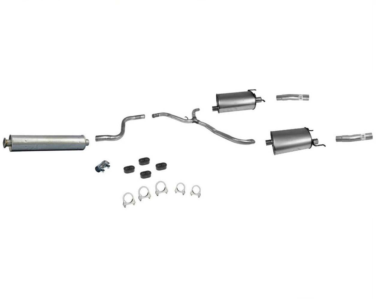 Muffler Exhaust Pipe System Fits 2005-2007 Buick LaCrosse 3.6L Dual Exhaust