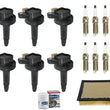 Direct Ignition Coils Platinum Spark Plugs Tune Up Kit for 15-17 Ford Expedition