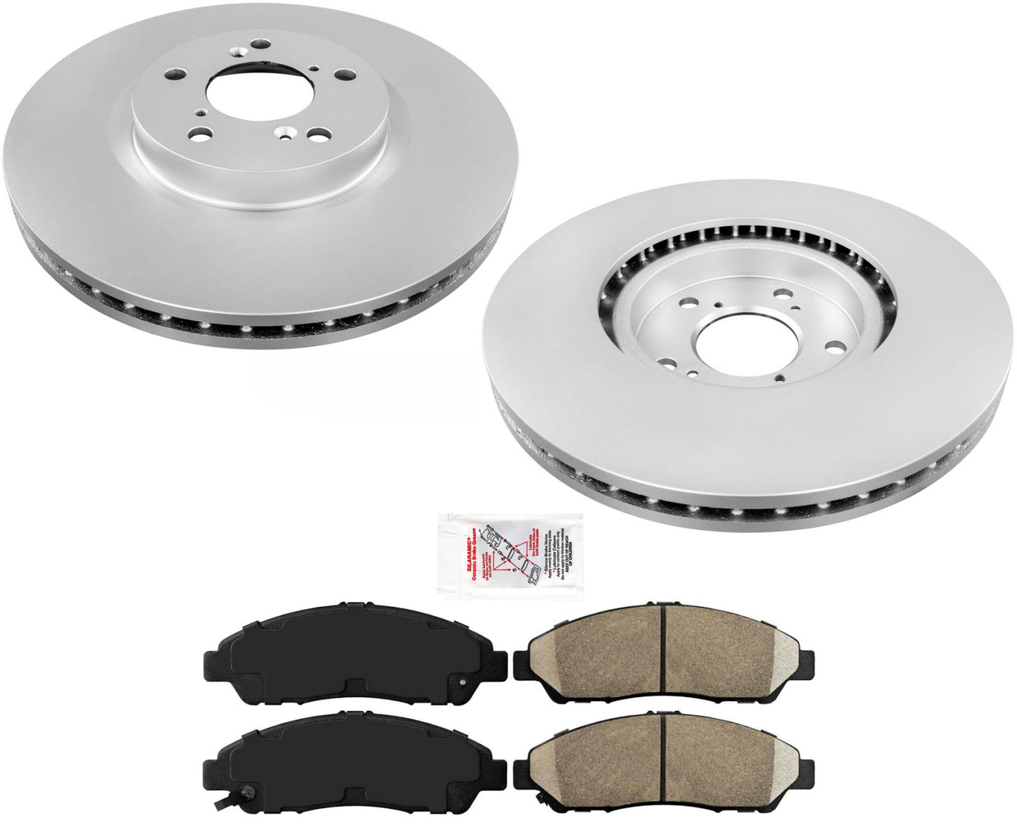 Se adapta a rotores de freno delanteros y pastillas de freno de cerámica Acura MDX 2009-2013.
