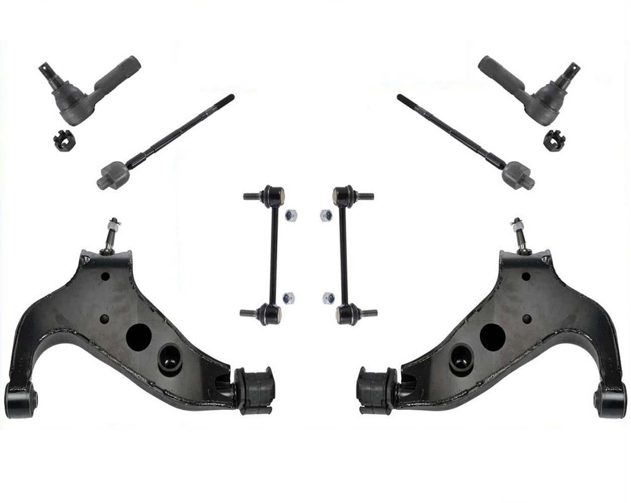 Brazos inferiores delanteros, juntas esféricas, tirantes para Nissan Pathfinder 1996-2002