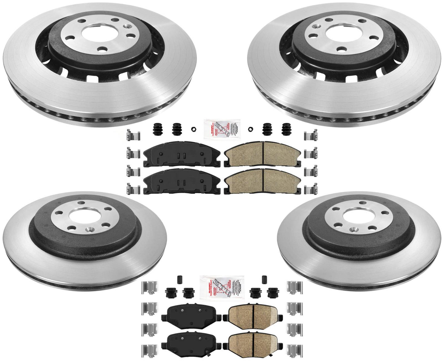 Se adapta a rotores de freno de disco y pastillas de freno Explorer Police con alto contenido de carbono 13-19, 352 mm H/D
