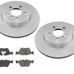 For BMW X3 2004 2005 2006 2007 2008 2009 2010 Front Brake Rotors & Brake Pads