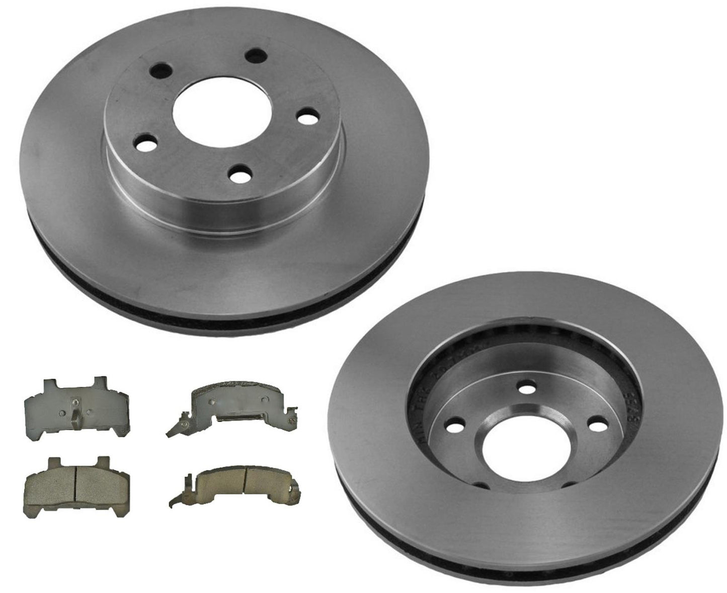 Fits 1980-1989 4 Cly JA-1 brake Century Celebrity Front Brake Rotors & Pads