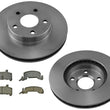 Fits 1980-1989 4 Cly  JA-1 brake Century Celebrity Front Brake Rotors & Pads