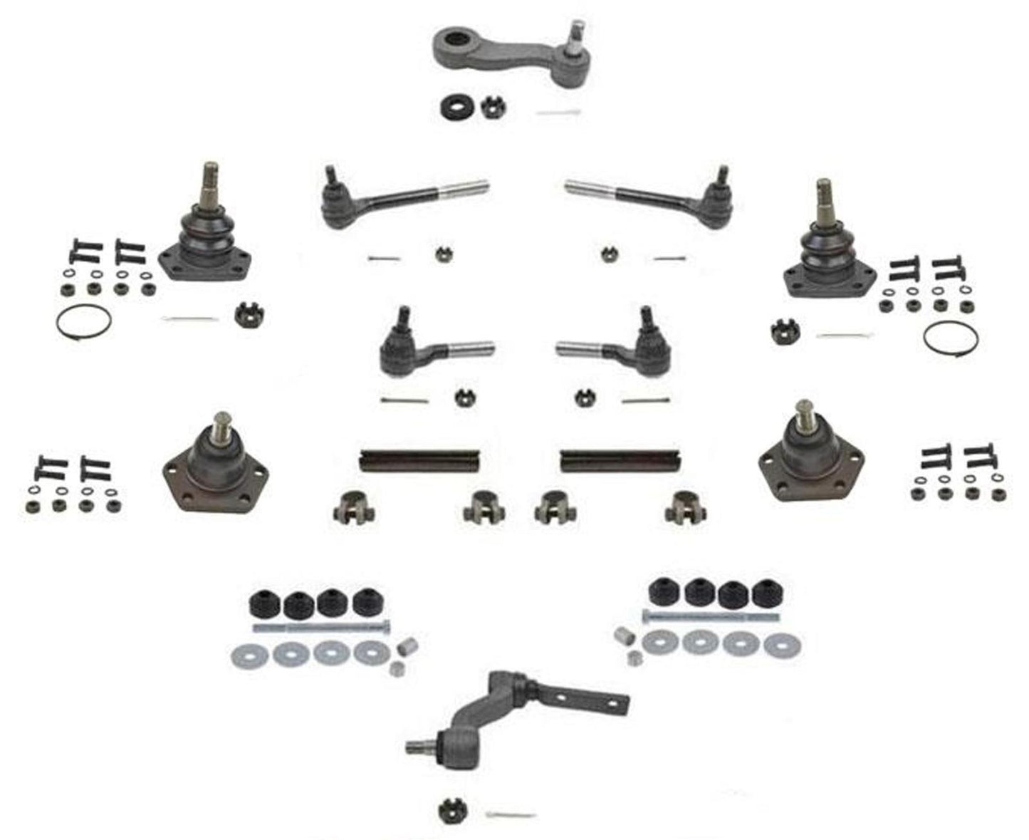 Tie Rods Idler Pitman Arm Ball Joints Sway Bar Links For Chevy Blazer S10 93-04