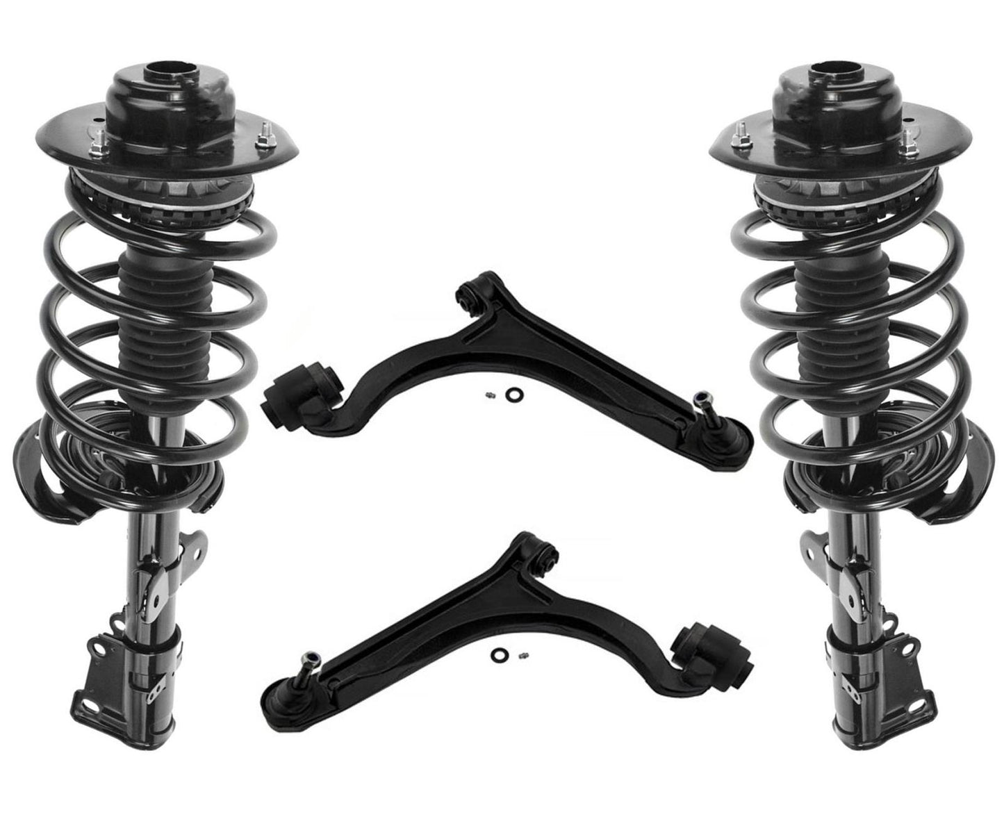 Fits 2004-08 Pacifica Complete Spring Strut Mount Low Control Arms Ball Joints