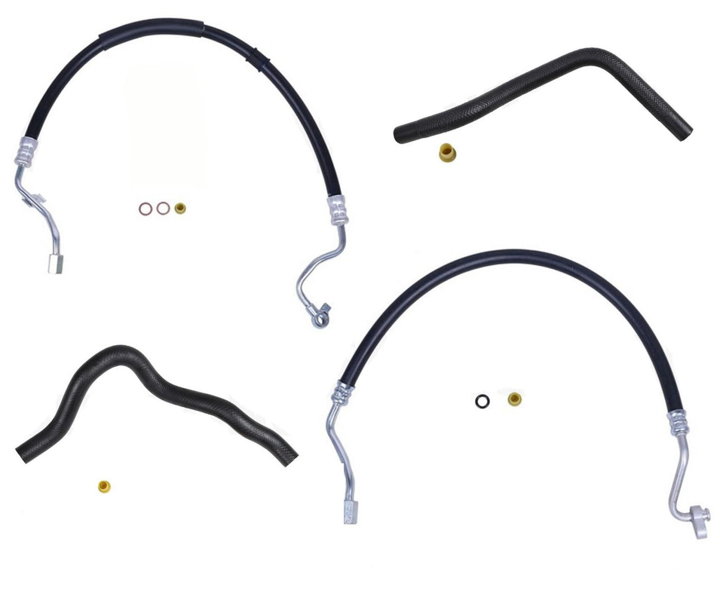 Manguera de retorno de presión de dirección asistida de 4 piezas para Subaru B9 Tribeca 2006-2012