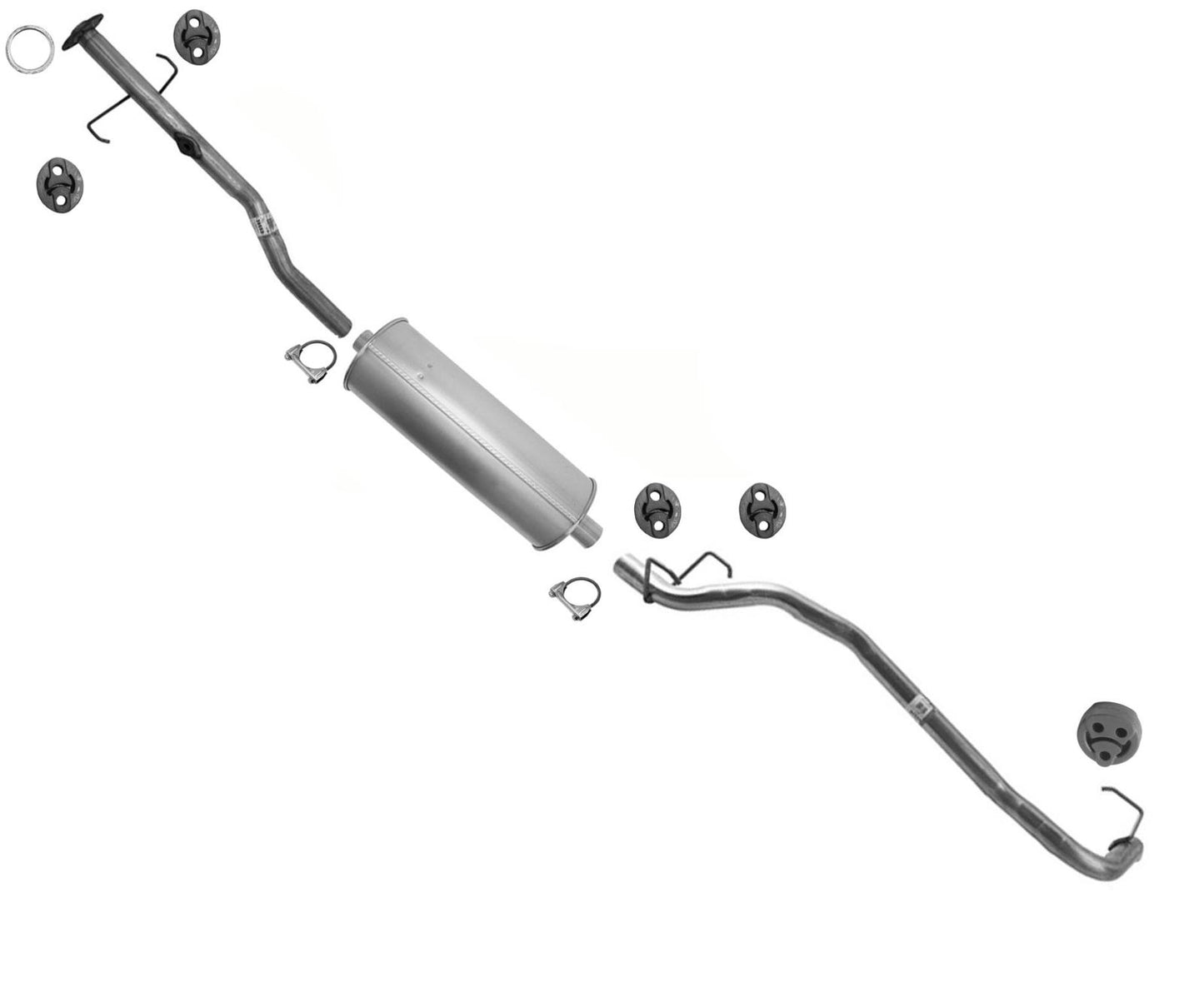 For 1995 1/2 -97 For Toyota Tacoma 2.4L Automatic Transmission Exhaust System