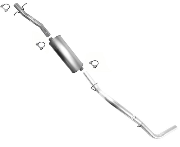 Después del escape Cat para Dodge Dakota Quad Cab 2 ruedas motrices 131" base de rueda 00-03