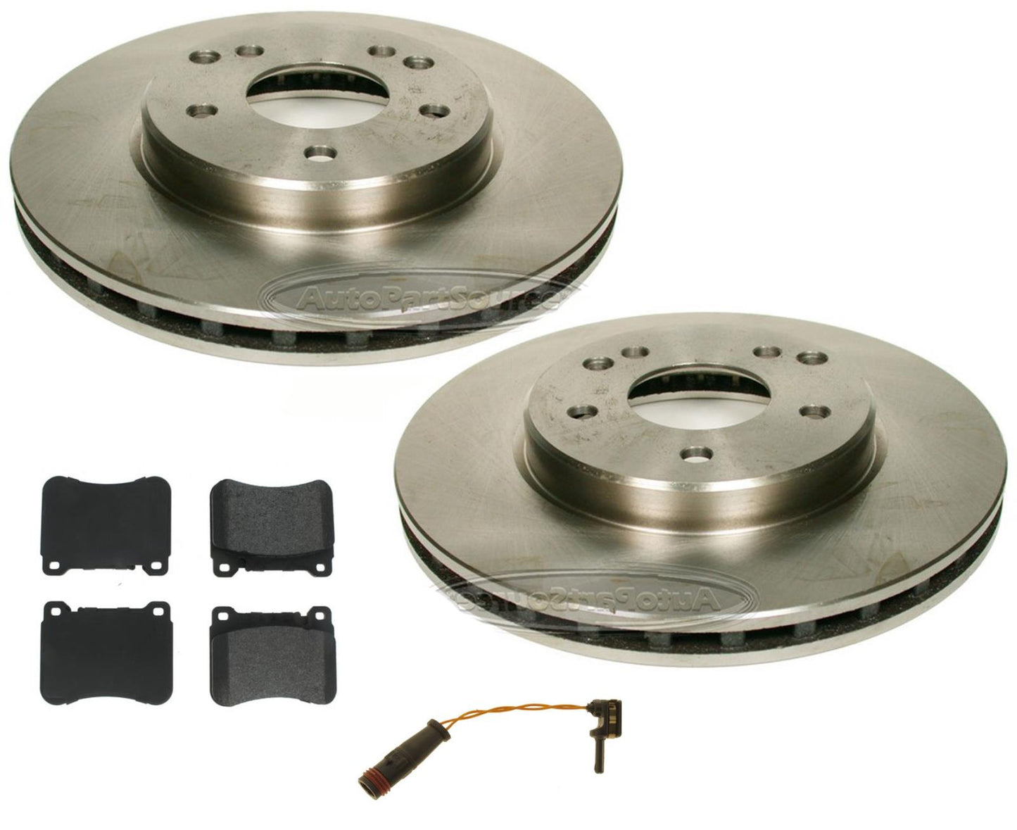 FIts 06-07 Mercedes Benz C230 2.5L 278MM Front Brake Rotors & Pads Sensor