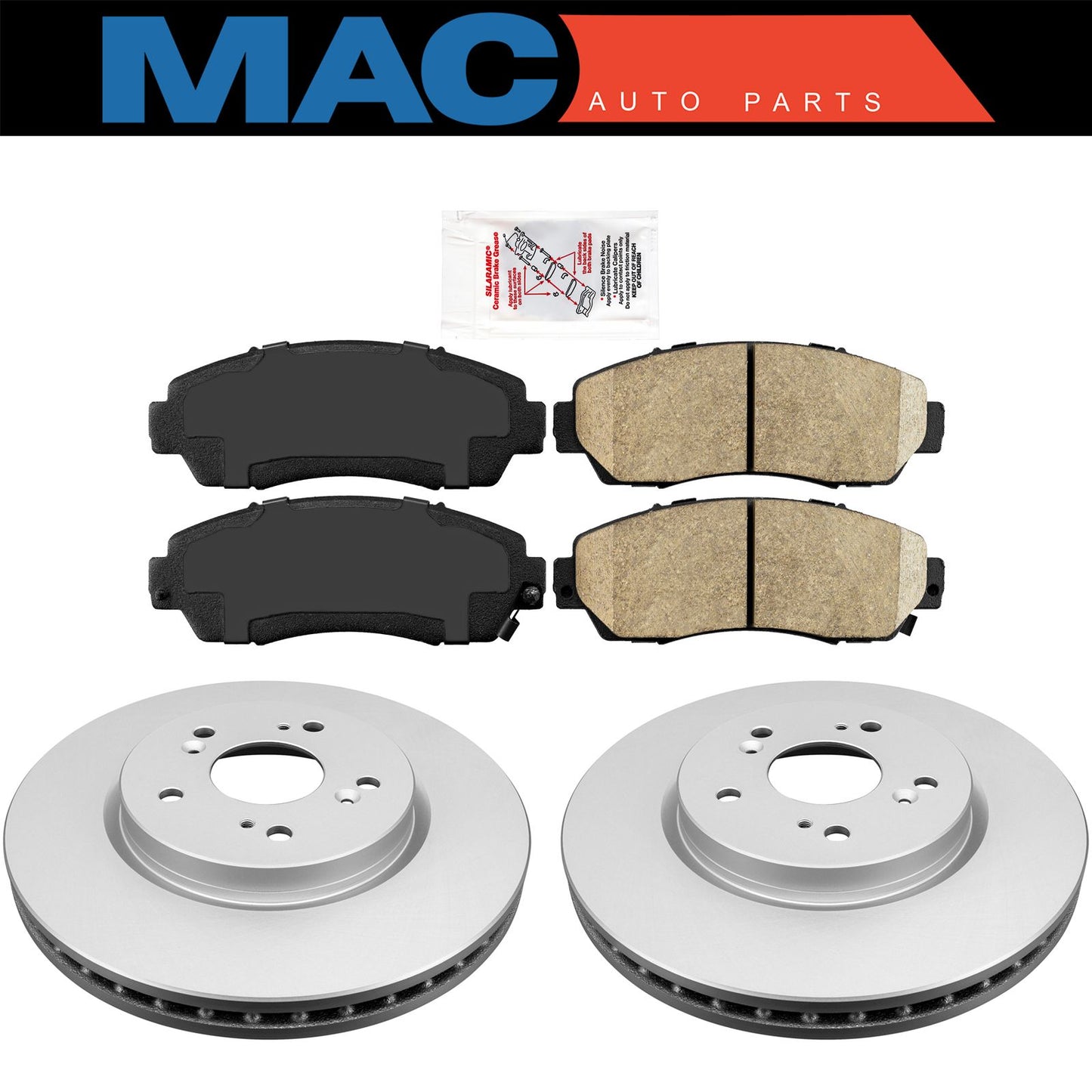Almohadillas cerámicas delanteras Honda CR-V y rotores recubiertos PARA Acura RDX 10-12 CRV 2007-2016