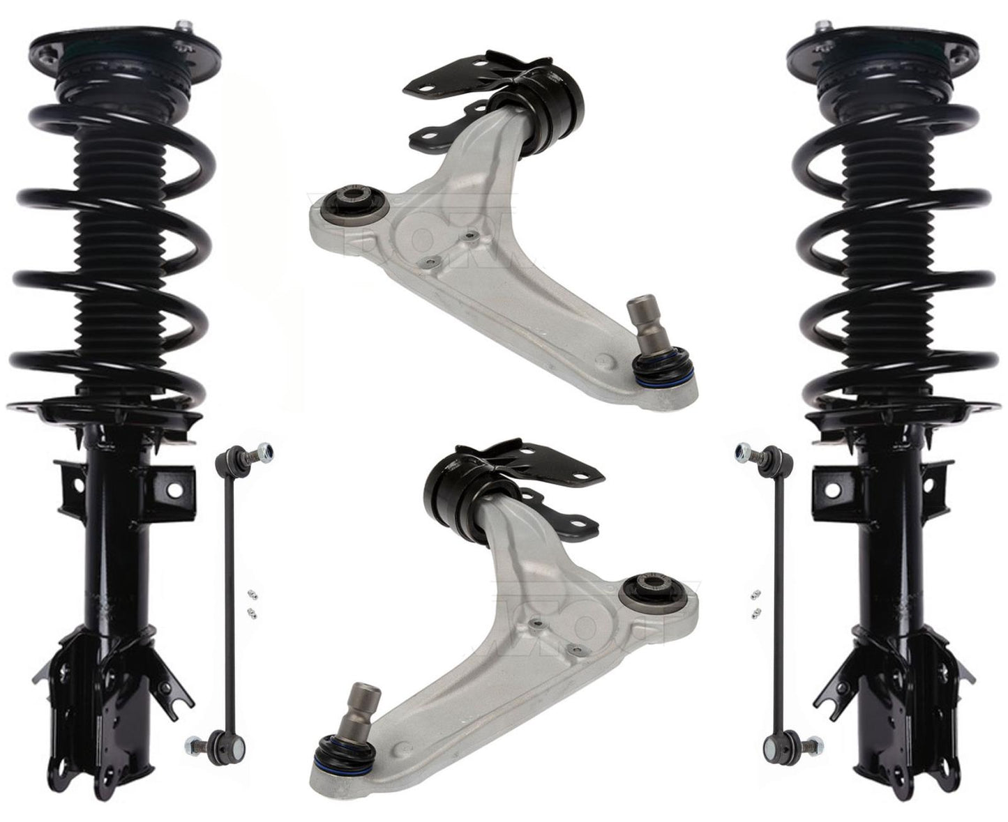 Enlaces de brazos de control de conjuntos de puntal completos delanteros para Ford Edge 2015-2021