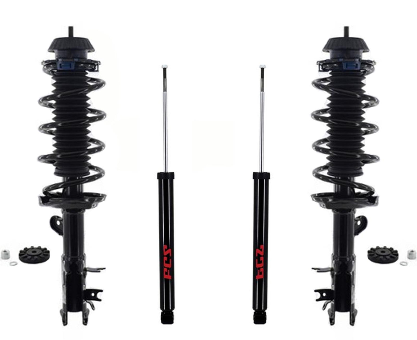 Front Complete Struts & Rear Shocks For 2016-22 Honda HR-V All Wheel Drive