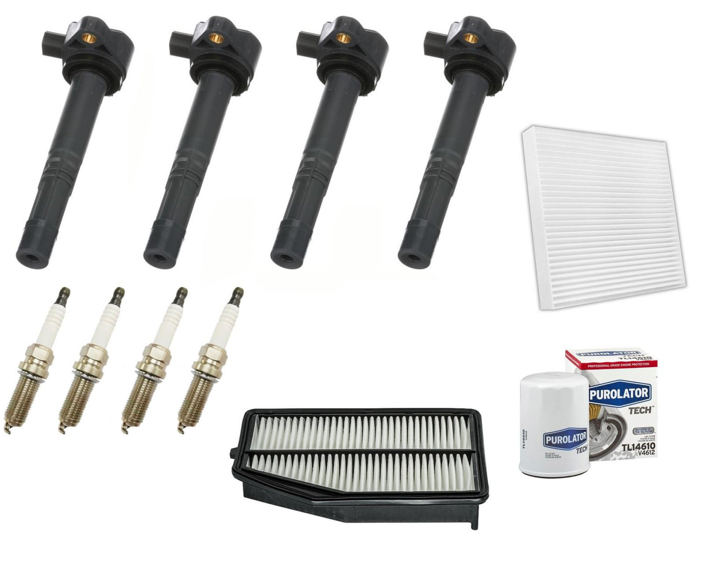 Bobina de encendido Platino Bujías Tune Up para Honda CR-V CRV 2.4L 2015-2016