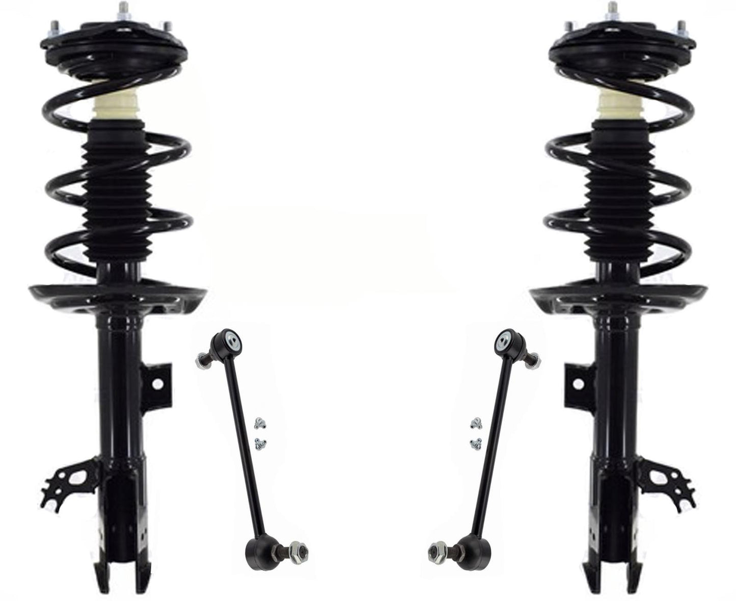 Front Complete Strut Assemblies & Links For 2019 2020 2021 2024 Toyota Rav4