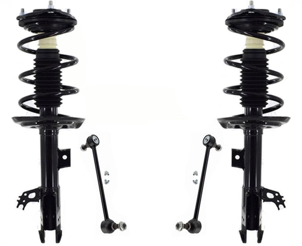 Front Complete Strut Assemblies & Links For 2019 2020 2021 2024 Toyota Rav4