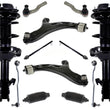 Front Complete Struts Lower Control Arms Tie Rods For Subaru Legacy 2015-2017