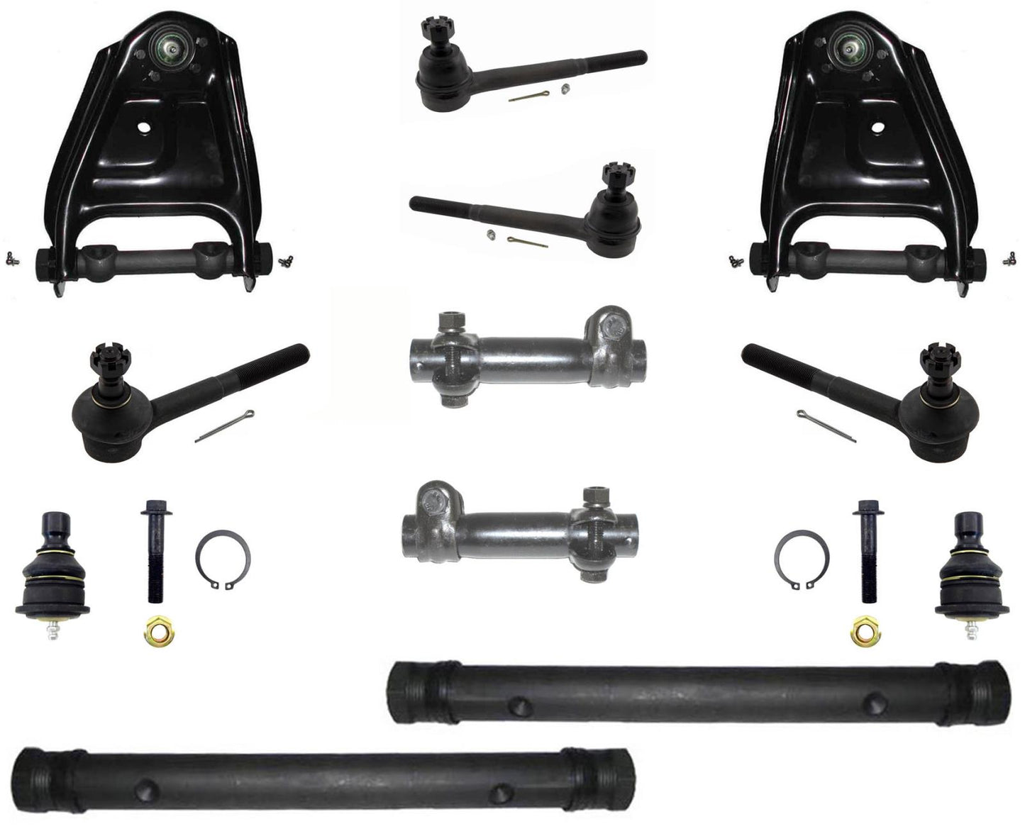 Kit de 10 piezas de chasis de dirección delantera para camioneta Chevy C20 73-86 con tracción trasera
