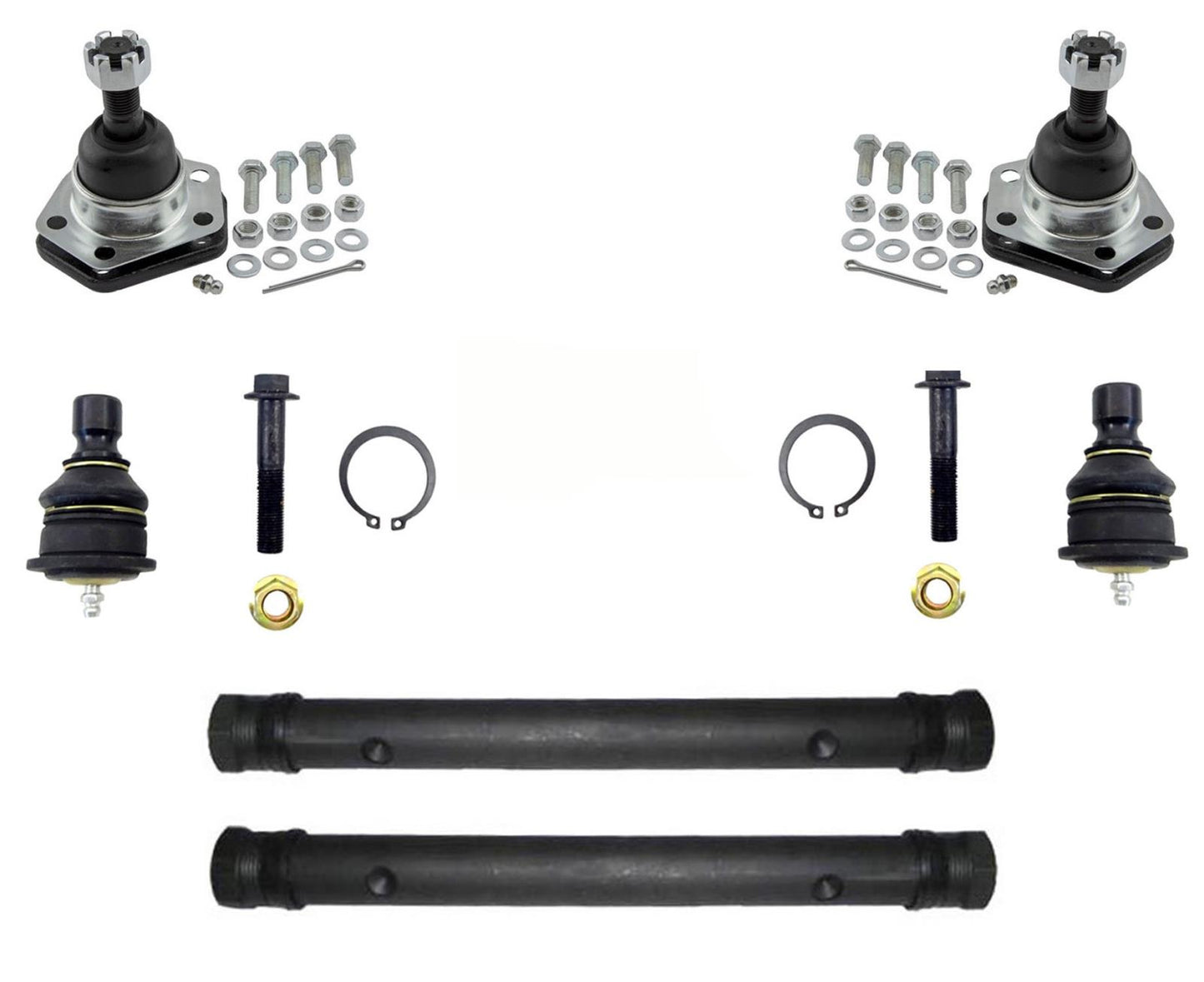 Nuevos brazos de control superiores, rótulas inferiores para tracción trasera GMC C20 73-84
