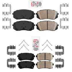 AmeriPRO Ceramic Brake Pads For 2016-2019 Kia Optima 2.4 Manual parking brake