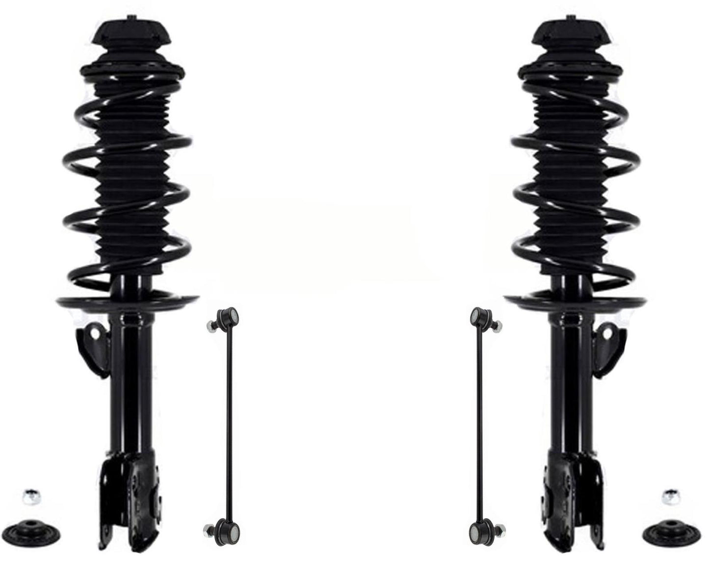 Complete Coil Spring Strut Assembly For 2012-2015 Toyota Prius C Sway Bar Link