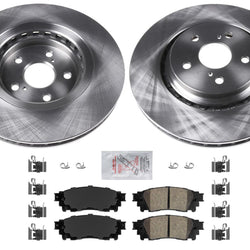 Rear Disc Brake Rotors and Ceramic Brake Pads For Lexus RX350 2016-2021