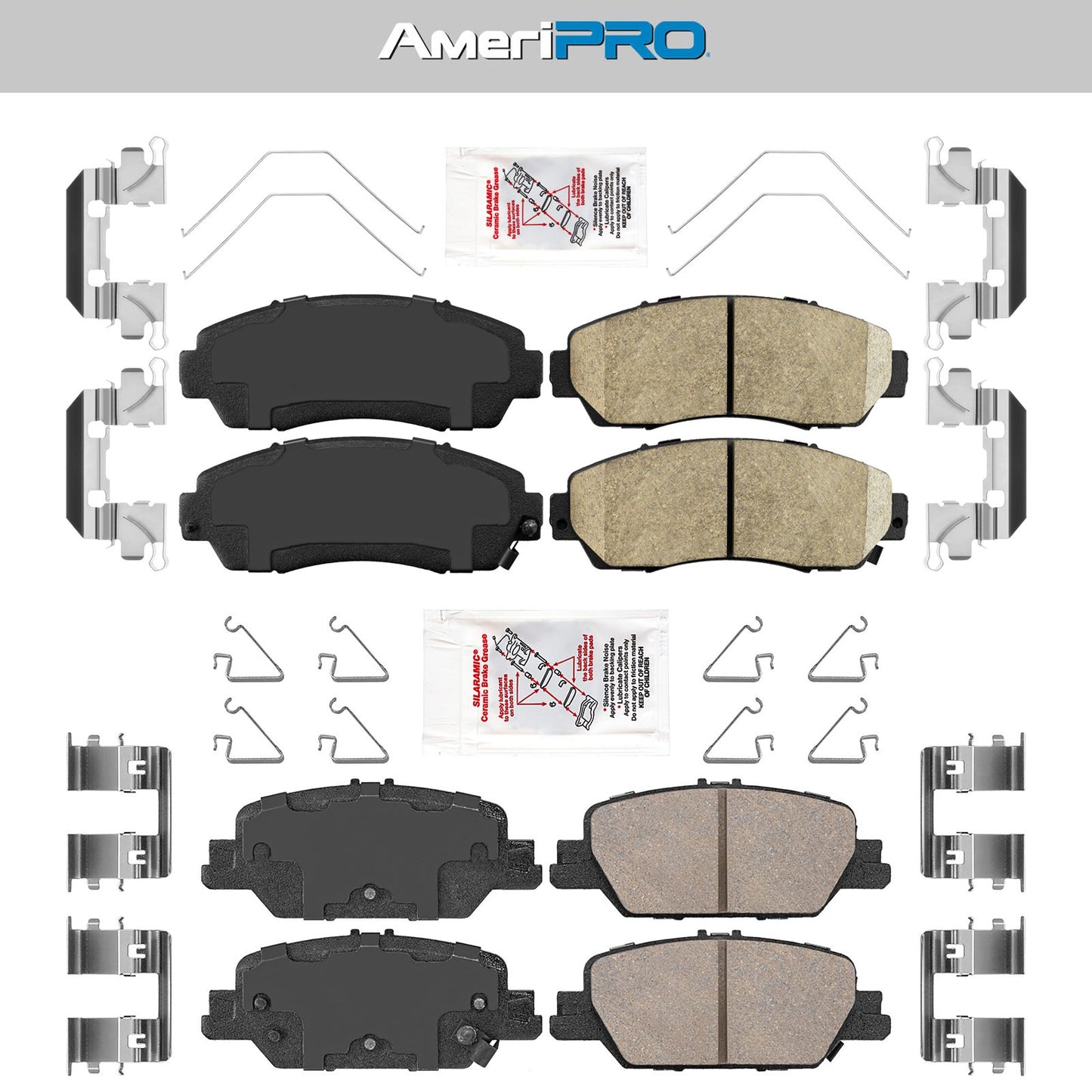 Pastillas de freno delanteras + traseras de cerámica híbridas Honda CRV 2020+ PARA EX LX EX-L Touring