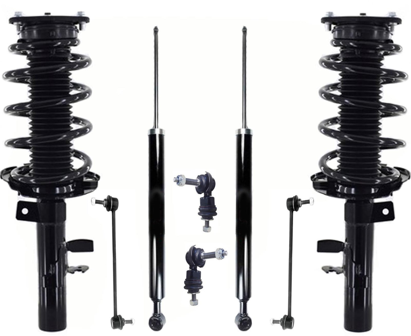 Front Complete Struts Rear Shocks & Links For 2013-2016 Ford C-Max Energi SEL
