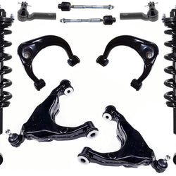 Front Struts Upper & Lower Control Arms Tie Rods For Lexus GX460 2010-2018