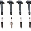 Bobina de encendido directo y bujías para Civic 2.4L 2012-2015, Accord 2.4L 2008-12.