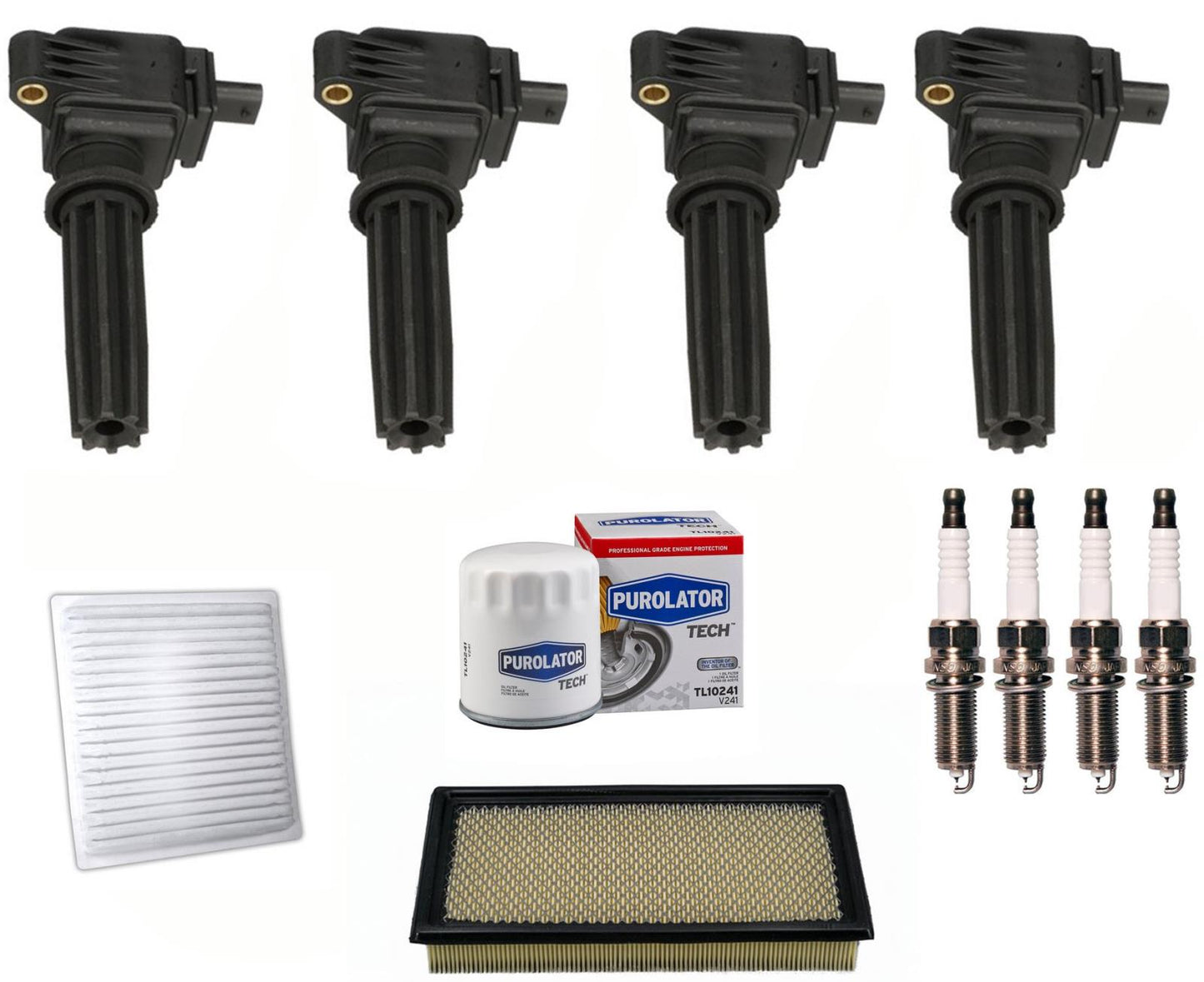Bobina de encendido directo, bujías y filtros para Ford Edge 2.0L 2012-2015