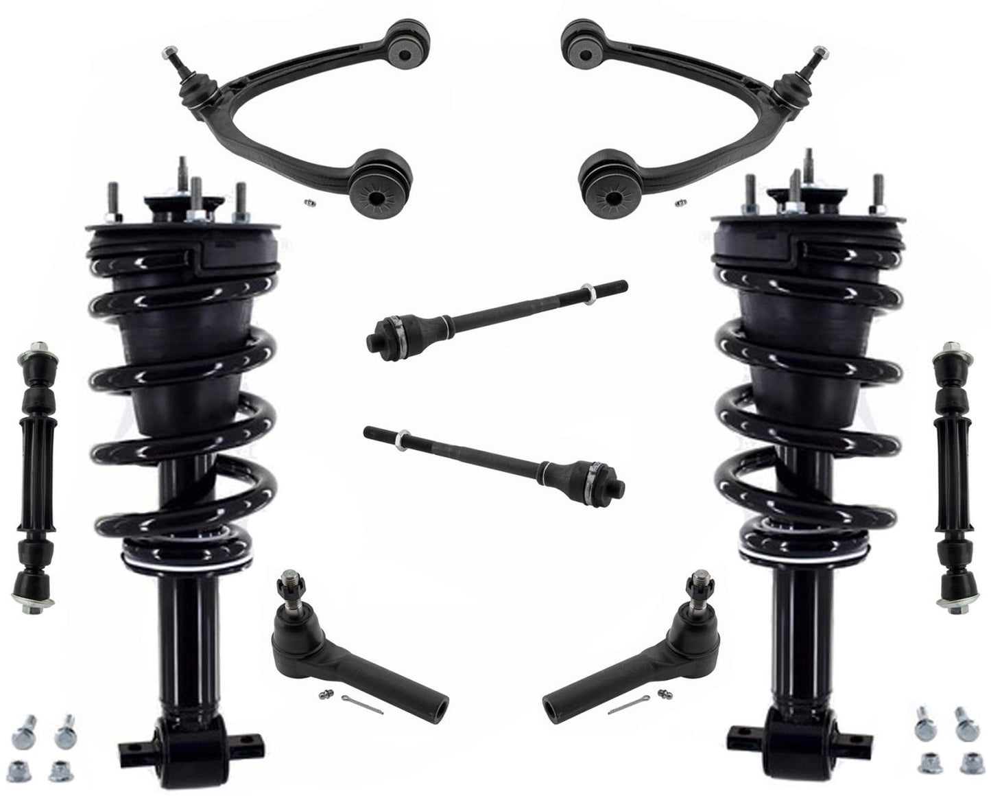 Front Struts Upper Arms Links For 2014-2016 Silverado 1500 4 Wheel Drive ZW7