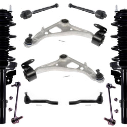Front Complete Struts Control Arms Tie Rods and Links for Acura MDX 2014-2020