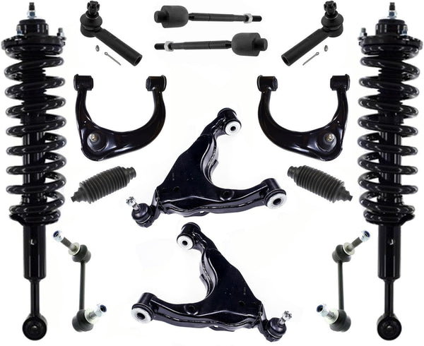 Front Struts Upper & Lower Arms For 2010-2022 Toyota 4Runner 4 Wheel Drive
