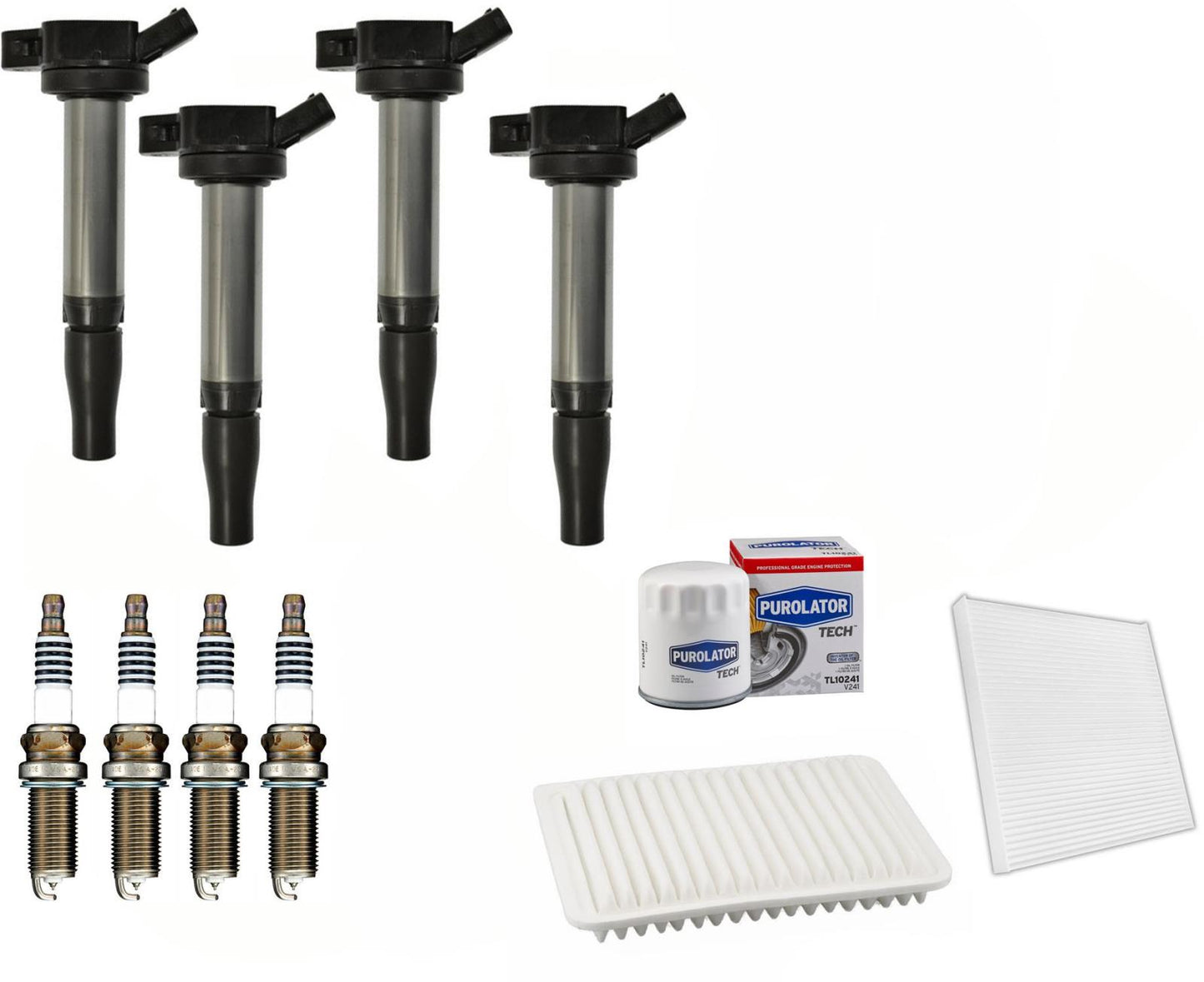 4 Direct Ignition Coil Spark Plugs Filters For 2011-2023 Toyota Tacoma 2.7L